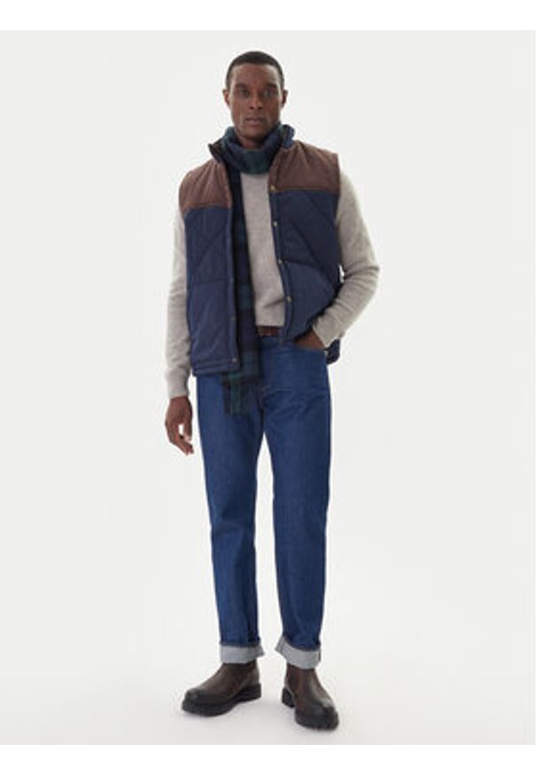 Hunter Kamizelka Tranent HARM0002252 Granatowy Regular Fit. Kolor: niebieski. Materiał: syntetyk