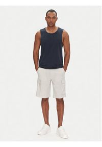 BOSS Szorty materiałowe Sisla-9-Cargo-Shorts 50536888 Beżowy Tapered Fit. Kolor: beżowy. Materiał: syntetyk #5