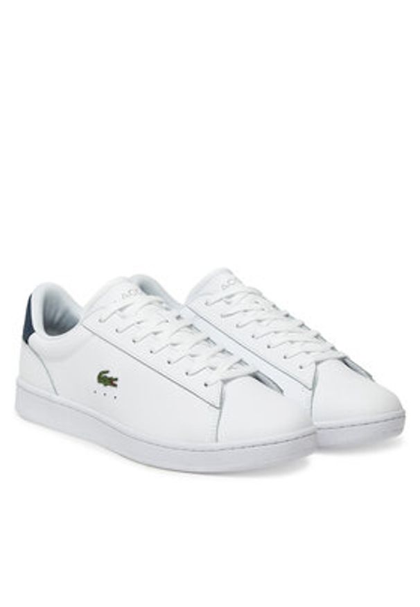 Lacoste Sneakersy 7-48SMA0011 Biały. Kolor: biały. Materiał: skóra