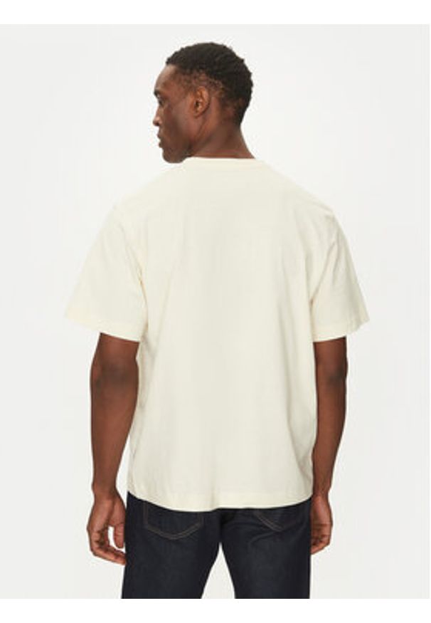 Jack & Jones - Jack&Jones T-Shirt Islington 12273019 Écru Loose Fit. Materiał: bawełna