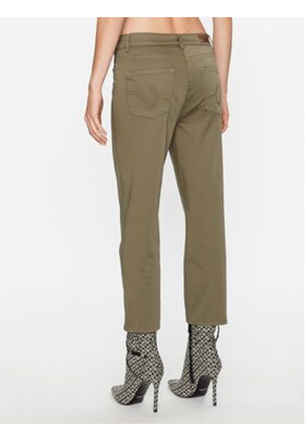 Olsen Jeansy Mona 14001969 Khaki Slim Fit. Kolor: brązowy