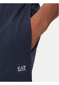 EA7 Emporio Armani Dres 7M000907 AF13512 UB102 Granatowy Regular Fit. Kolor: niebieski. Materiał: bawełna #4