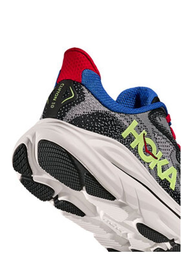 HOKA - Hoka Buty do biegania Clifton 10 1168860 Szary. Kolor: szary. Materiał: materiał