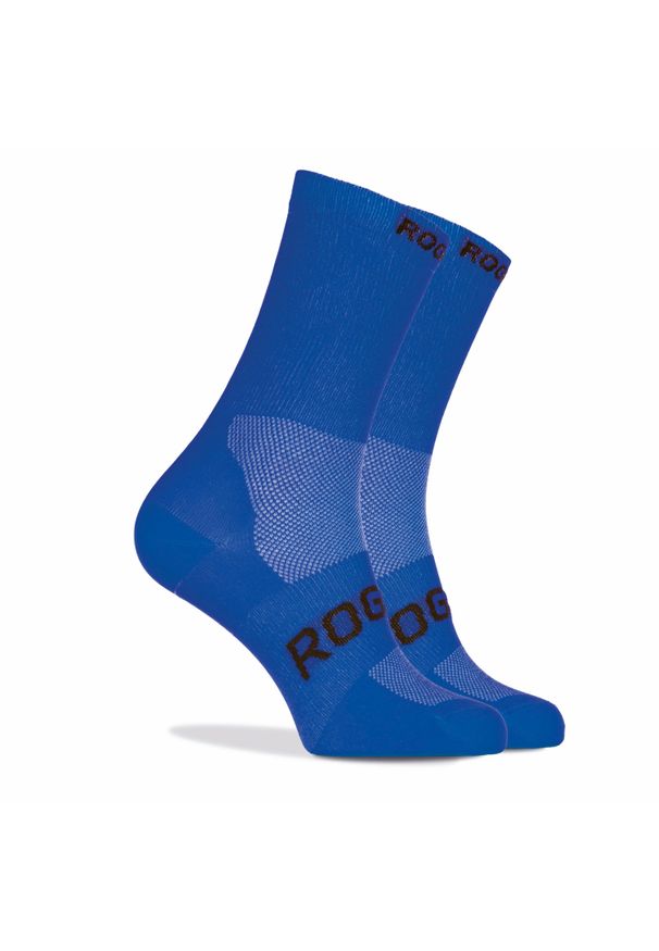 ROGELLI - Skarpetki rowerowe Rogelli Q-SKIN, antybakteryjne. Kolor: niebieski, wielokolorowy, czarny