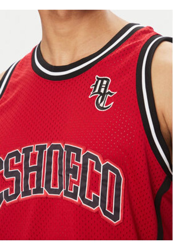 DC Shoes Tank top ADYKT03257 Czerwony Regular Fit. Kolor: czerwony. Materiał: syntetyk