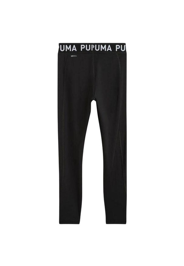 Puma - Damskie Legginsy Treningowe Strong Training Leggings. Kolor: czarny. Sport: turystyka piesza