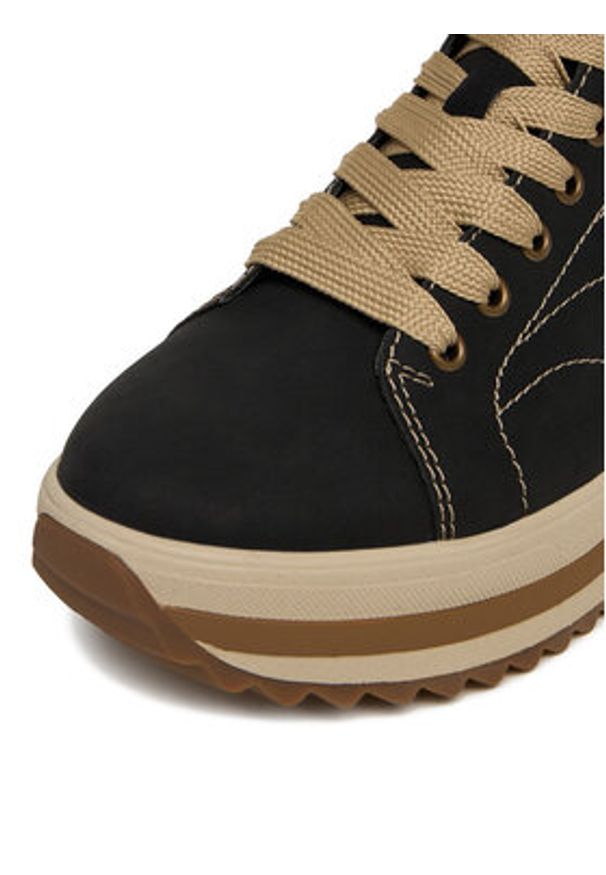 Rieker Trzewiki CEO-W3873-00 Czarny. Kolor: czarny. Materiał: skóra, syntetyk