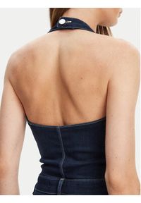 Guess Kombinezon W5YD57 D0782 Granatowy Regular Fit. Kolor: niebieski. Materiał: bawełna
