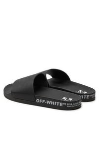 OFF-WHITE - Off-White Klapki OMIC001S22MAT0011001 Czarny. Kolor: czarny #6