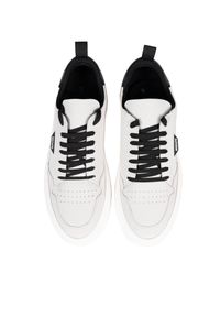 Antony Morato Sneakersy | MMFW01541-LE300097 | Mężczyzna | Biały. Nosek buta: okrągły. Kolor: biały. Materiał: skóra ekologiczna. Wzór: aplikacja. Sport: turystyka piesza