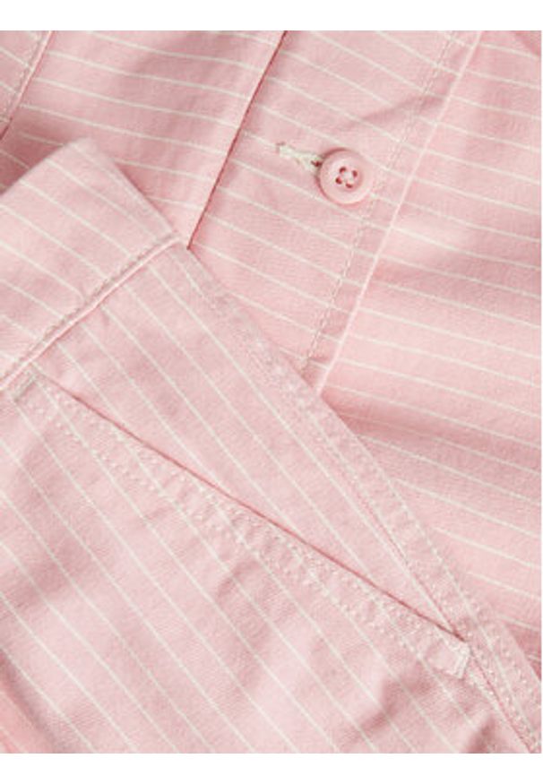 JJXX Szorty materiałowe Maddy 12253014 Różowy Loose Fit. Kolor: różowy. Materiał: bawełna