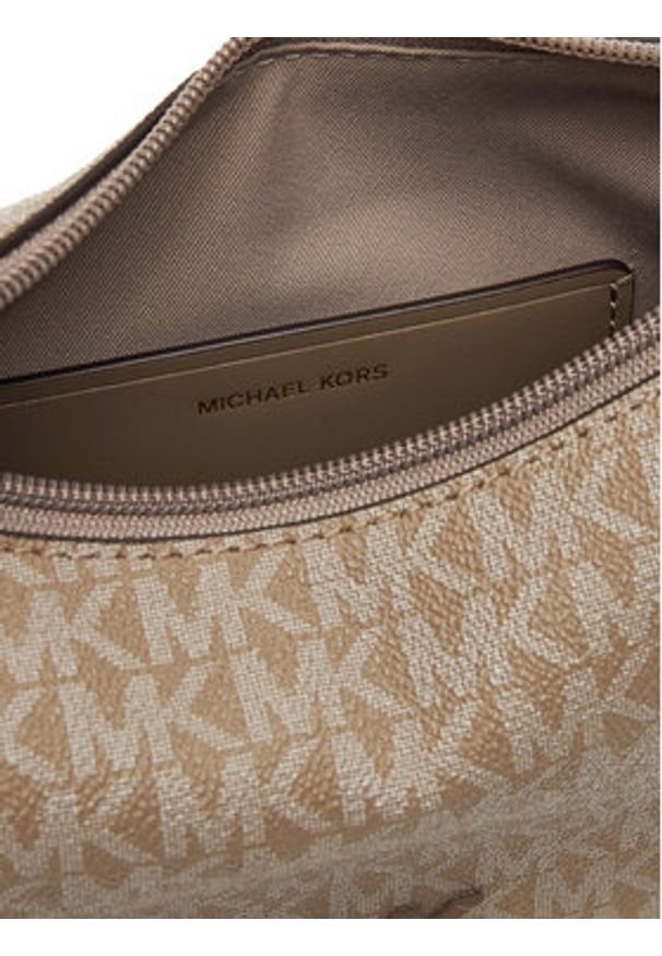 MICHAEL Michael Kors Torebka Kyla 32T5T8QU1B Beżowy. Kolor: beżowy. Materiał: skórzane