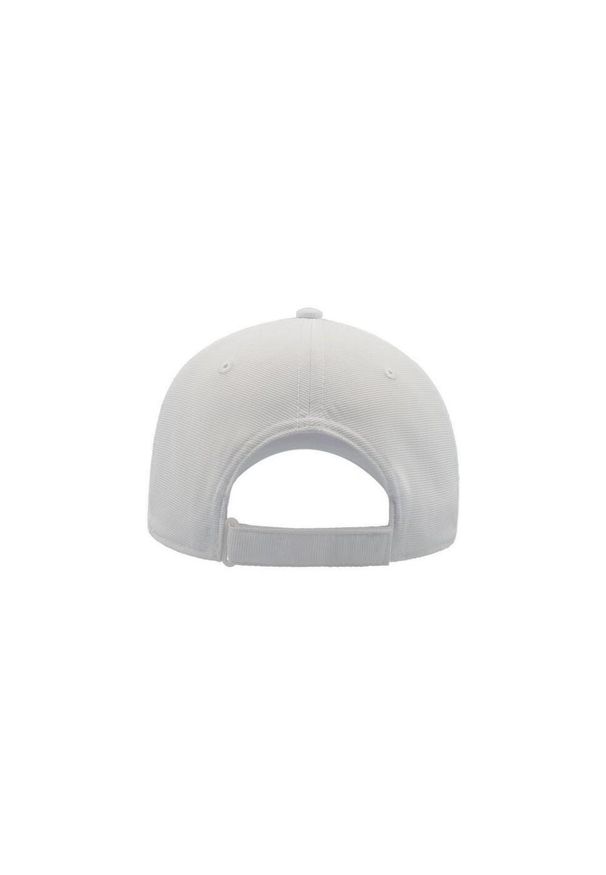 ATLANTIS - Estoril Jacquard Weave 6 Panel Cap. Kolor: biały
