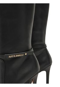 Just Cavalli Kozaki 79RA3S07 ZSD53 Czarny. Kolor: czarny. Materiał: skóra #6