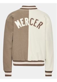 Mercer Amsterdam Kurtka bomber Unisex The All Out Varsity MEAP231007 Beżowy Regular Fit. Kolor: beżowy. Materiał: wełna #5