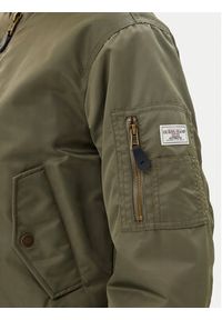 Guess Jeans Kurtka bomber W5RL81 WHAA2 Khaki Regular Fit. Kolor: brązowy. Materiał: syntetyk #5