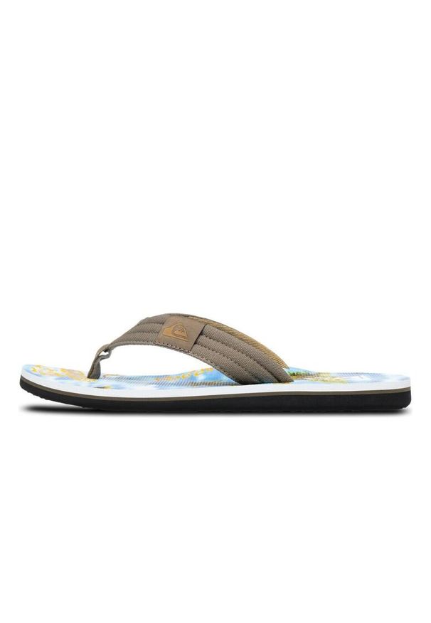 Japonki plażowe męskie Quiksilver MOLOKAI LAYBACK. Okazja: na plażę. Kolor: niebieski. Sezon: lato