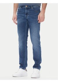 Bugatti Jeansy 3108D 76671C Niebieski Slim Fit. Kolor: niebieski