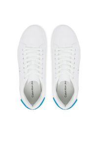 Calvin Klein Jeans Sneakersy Classic Cupsole Ru Patch Lth Wn YW0YW01845 Biały. Kolor: biały. Materiał: skóra #3