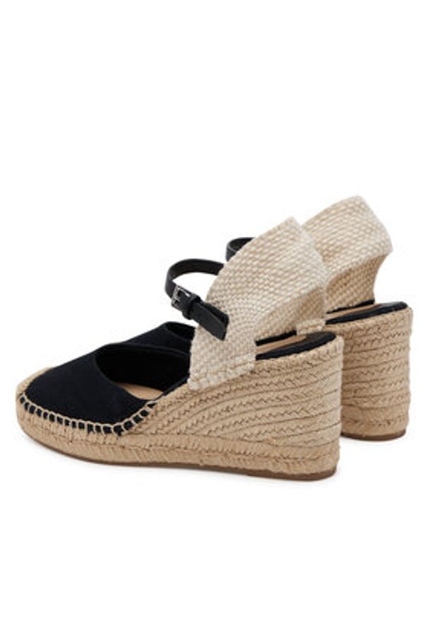 Lauren Ralph Lauren - LAUREN RALPH LAUREN Espadryle Robby 802961836001 Czarny. Kolor: czarny. Materiał: materiał