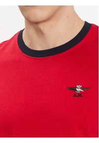 Aeronautica Militare T-Shirt 231TS2076J599 Czerwony Regular Fit. Kolor: czerwony. Materiał: bawełna #4