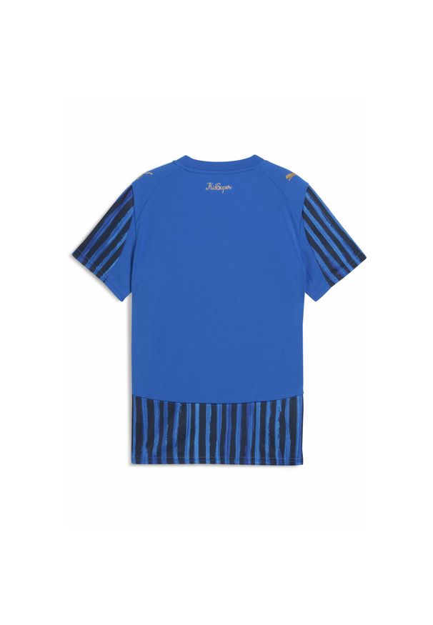 Puma - Młodzieżowa koszulka KIDSUPER × AL-HILAL SFC PUMA Blue Intense Club Navy. Kolor: niebieski