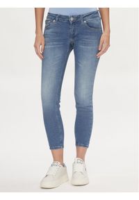 Tommy Jeans Jeansy Scarlett DW0DW18316 Niebieski Skinny Fit. Kolor: niebieski