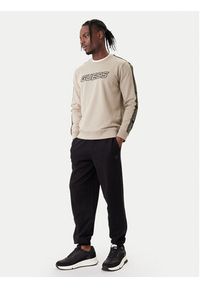 Guess Bluza Z4GQ24 K6ZS1 Beżowy Regular Fit. Kolor: beżowy. Materiał: bawełna #3