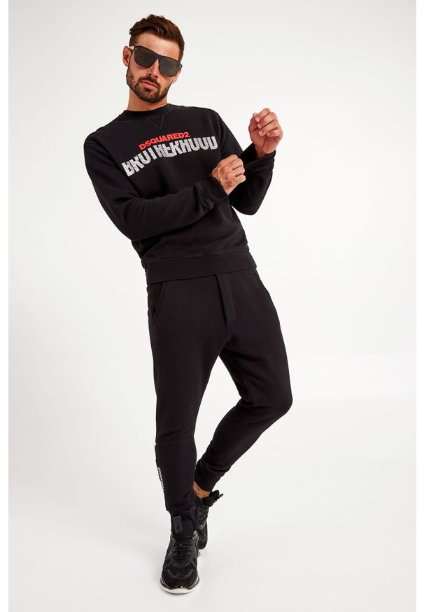 BLUZA DSQUARED2. Długość rękawa: długi rękaw. Długość: długie. Wzór: nadruk