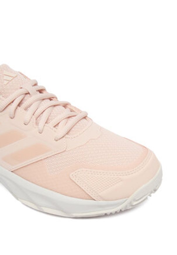 Adidas - adidas Buty do tenisa Courtjam Control 3 JR1789 Różowy. Kolor: różowy. Materiał: materiał. Sport: tenis