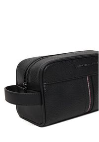 TOMMY HILFIGER - Tommy Hilfiger Kosmetyczka Th Central Washbag AM0AM14172 Czarny. Kolor: czarny. Materiał: skóra #4