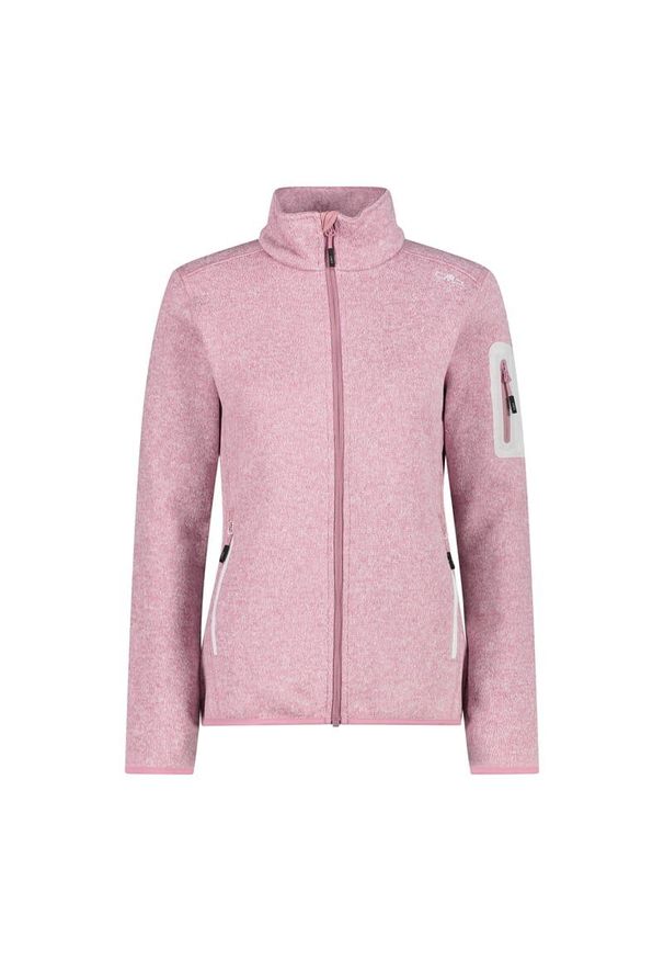 Bluza damska turystyczna CMP. Kolor: biały, czerwony, wielokolorowy. Materiał: polar