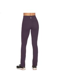 skechers - Spodnie treningowe damskie Skechers GO Walk Joy. Kolor: fioletowy. Materiał: nylon. Sport: fitness
