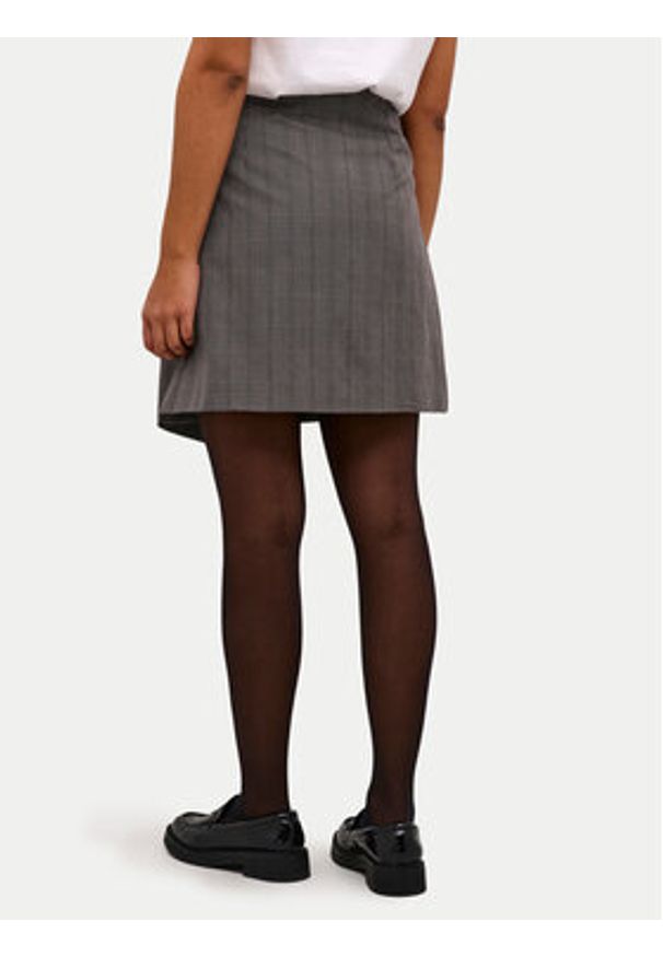 Kaffe Spódnica mini Dori 10508980 Szary Regular Fit. Kolor: szary. Materiał: syntetyk