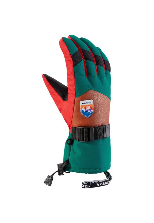 Rękawice narciarskie Viking Brother Louis. Kolor: czerwony. Sezon: zima. Sport: narciarstwo