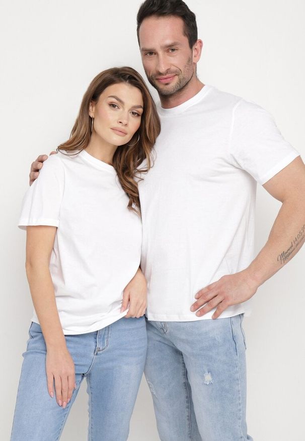 Born2be - Biała Koszulka Pixyphe. Okazja: na co dzień. Kolor: biały. Styl: klasyczny, casual, elegancki