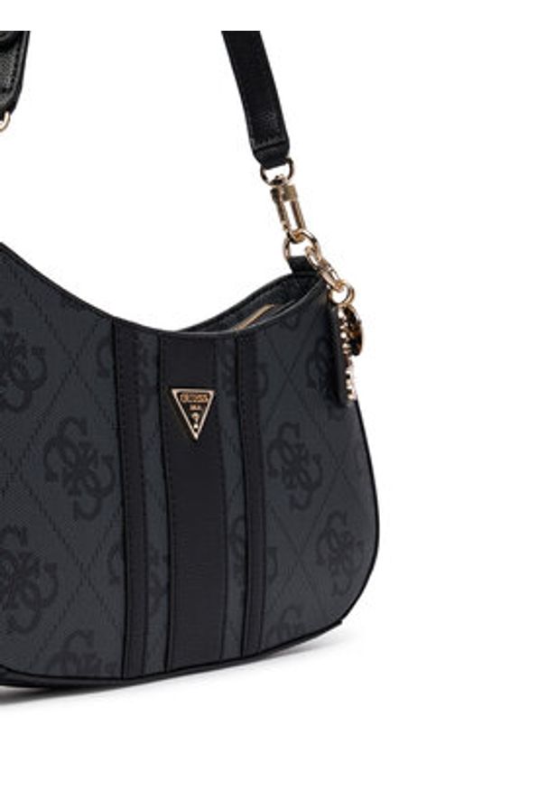 Guess Torebka 181154 Czarny. Kolor: szary. Materiał: skórzane