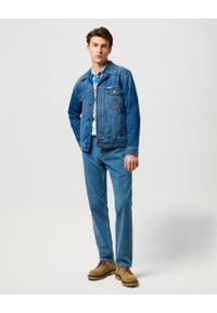 Wrangler - MĘSKA KURTKA WRANGLER DENIM JACKET MYSTIC 112371358. Materiał: denim #5