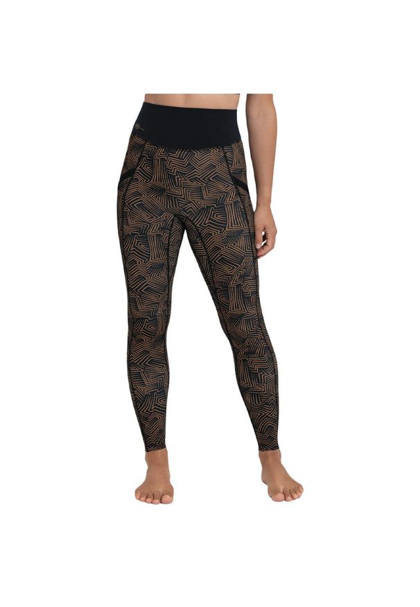 ANITA ACTIVE - legginsy sportowe Sport Tights Massage. Kolor: czarny. Materiał: poliamid, elastan