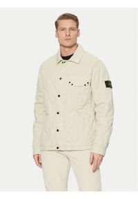 Stone Island Kurtka przejściowa 8115Q0633 Beżowy Regular Fit. Kolor: beżowy. Materiał: bawełna
