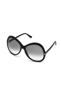 Tom Ford - TOM FORD - Czarne okulary przeciwsłoneczne Rose. Kształt: okrągłe. Kolor: czarny #2