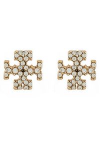 Tory Burch Kolczyki Kira Stud 164115 Złoty. Materiał: metalowe. Kolor: złoty #6