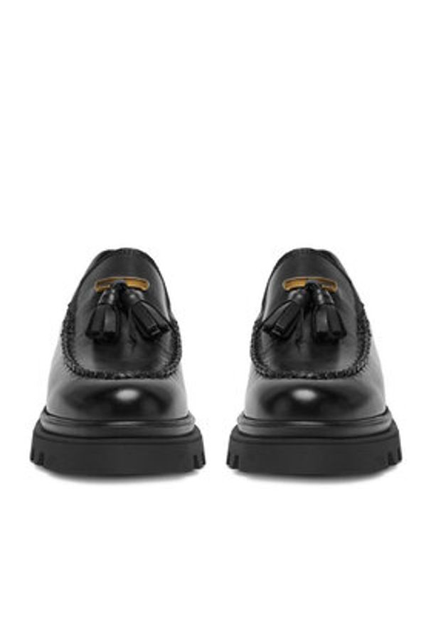 Badura Loafersy EO-AUBRE-01 Czarny. Kolor: czarny. Materiał: skóra