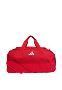 Adidas - Tiro League Duffel Bag Small. Kolor: czerwony, wielokolorowy, czarny, biały. Materiał: materiał