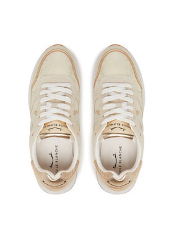 Voile Blanche Sneakersy Melany Sf 0012019273.01.1N03 Beżowy. Kolor: beżowy. Materiał: zamsz, skóra