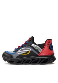 skechers - Skechers Sneakersy Flex Glide 403840L/BKMT Czarny. Kolor: czarny. Materiał: skóra #6