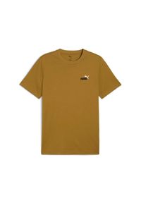 Koszulka z małym logo Puma N° 1 Essentials. Kolor: brązowy. Sport: bieganie #1