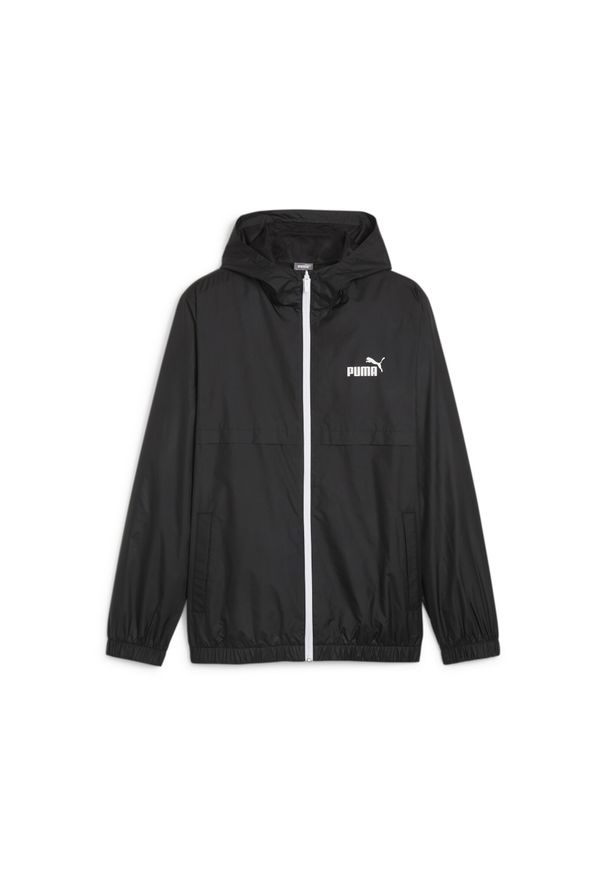 Puma - Męska wiatrówka Essentials Solid PUMA Black All. Okazja: na co dzień. Kolor: fioletowy, wielokolorowy, czarny. Styl: casual, elegancki