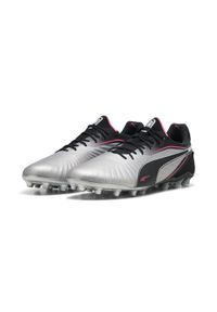 Puma - Buty piłkarskie KING ULTIMATE MG PUMA. Kolor: czarny, różowy, biały, wielokolorowy. Szerokość cholewki: normalna. Sport: piłka nożna