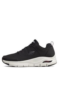 skechers - Skechers Sneakersy Titan 232200/BKW Czarny. Kolor: czarny. Materiał: materiał #2